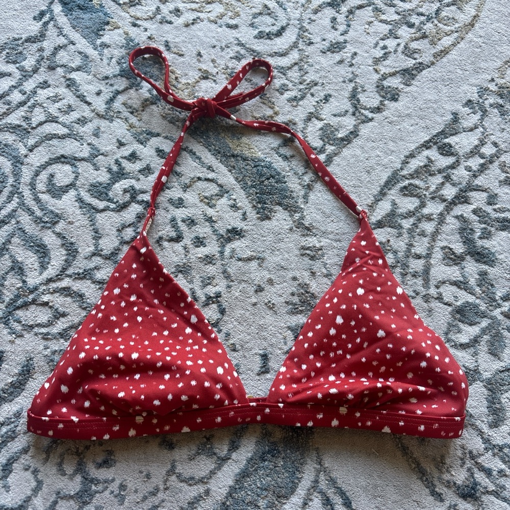 Chelsea28 Red and White Polka Dot Bikini